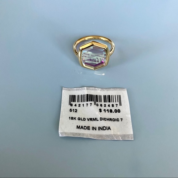 [SOLD] Kendra Scott Davis 18k Gold Vermeil Ring - Picture 1 of 5